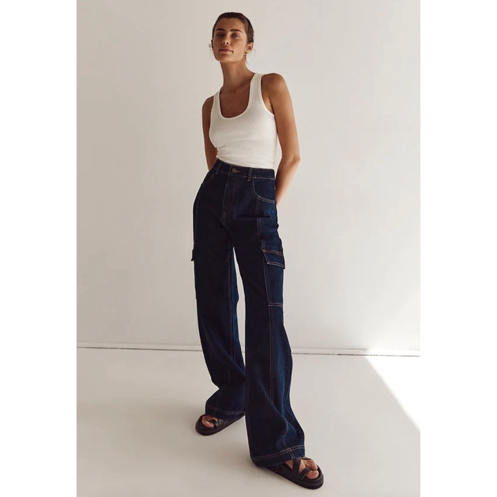Dissh Brody indigo cargo jeans